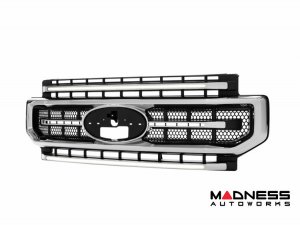 Ford Super Duty LED Grille - XBG Series - Morimoto - Chrome - White DRL Ford Super Duty LED Grille - XBG Series - Morimoto - Chrome - White DRL